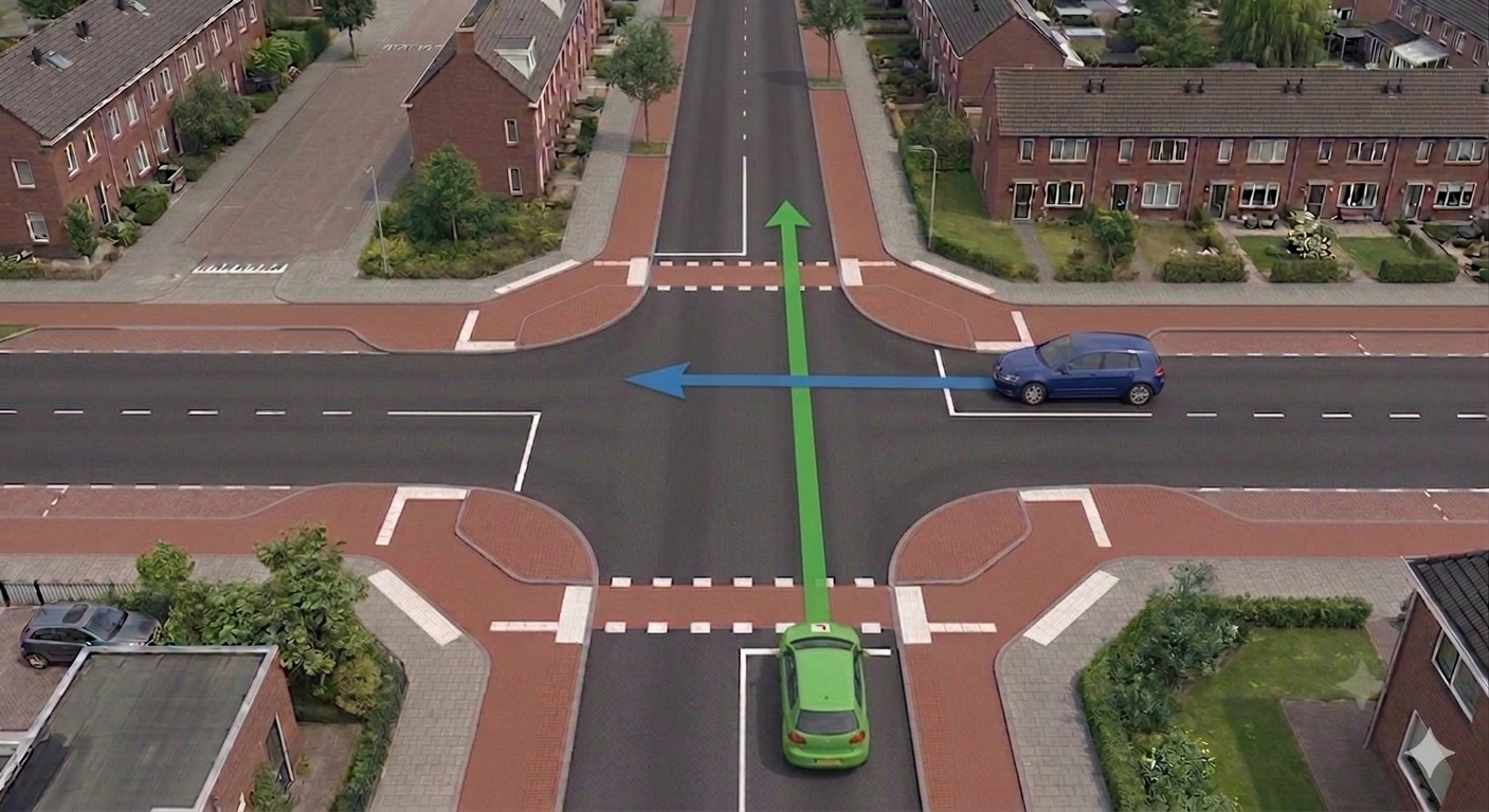 TheoRij verkeerssituatie